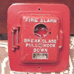 Antique 50'S Authentic Fire Alarm Box Simplex