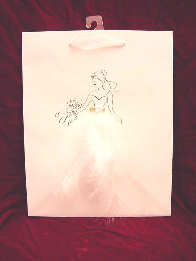 Feather Bride Gift Bag