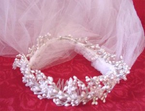 Vintage Tiara - Bun wrap