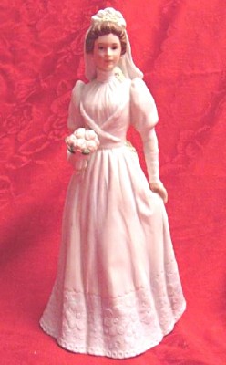 Porcelain Victorian Style Bride Figurine