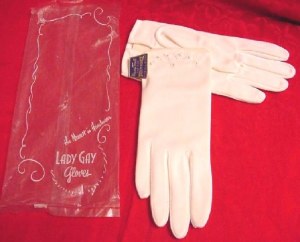 Lady Gay Vintage White Bridal Gloves