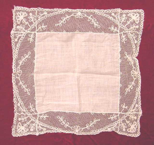 French Lace & Linen Vintage Hanky